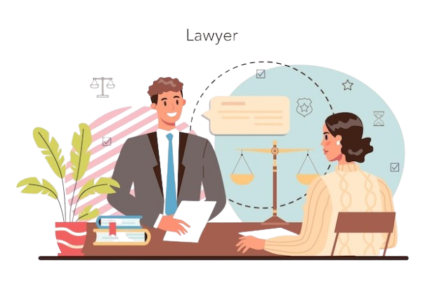 professional lawyer concept punishment judgement idea settling
